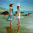Vladimir Volegov Dames Sur La Plage